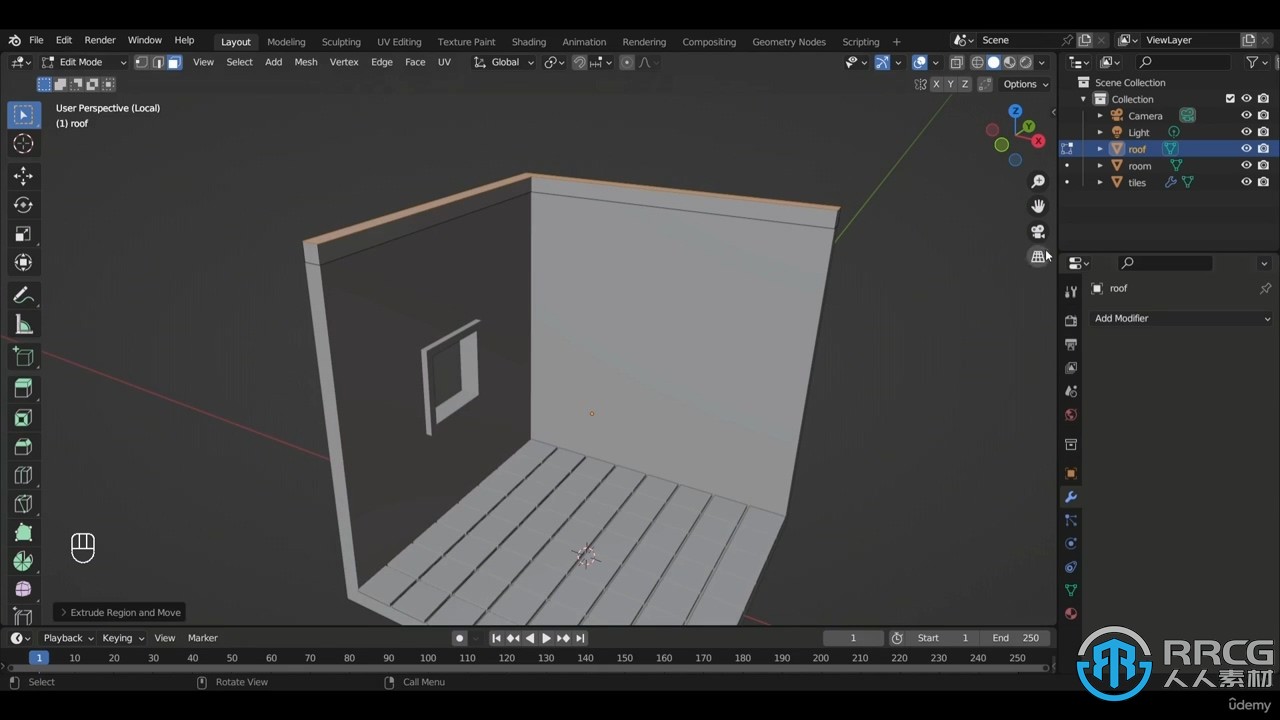 Blender卡通迷你等距厨房房间实例制作视频教程