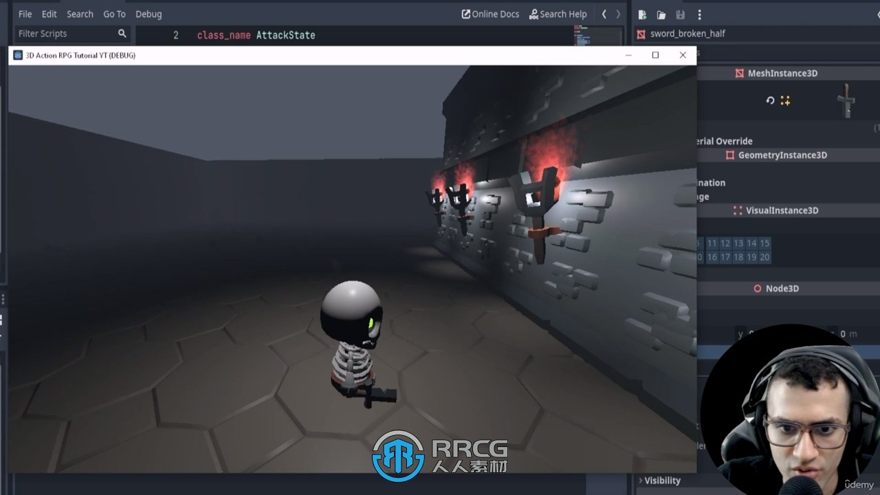 Godot 4.0 RPG动作游戏开发制作视频教程