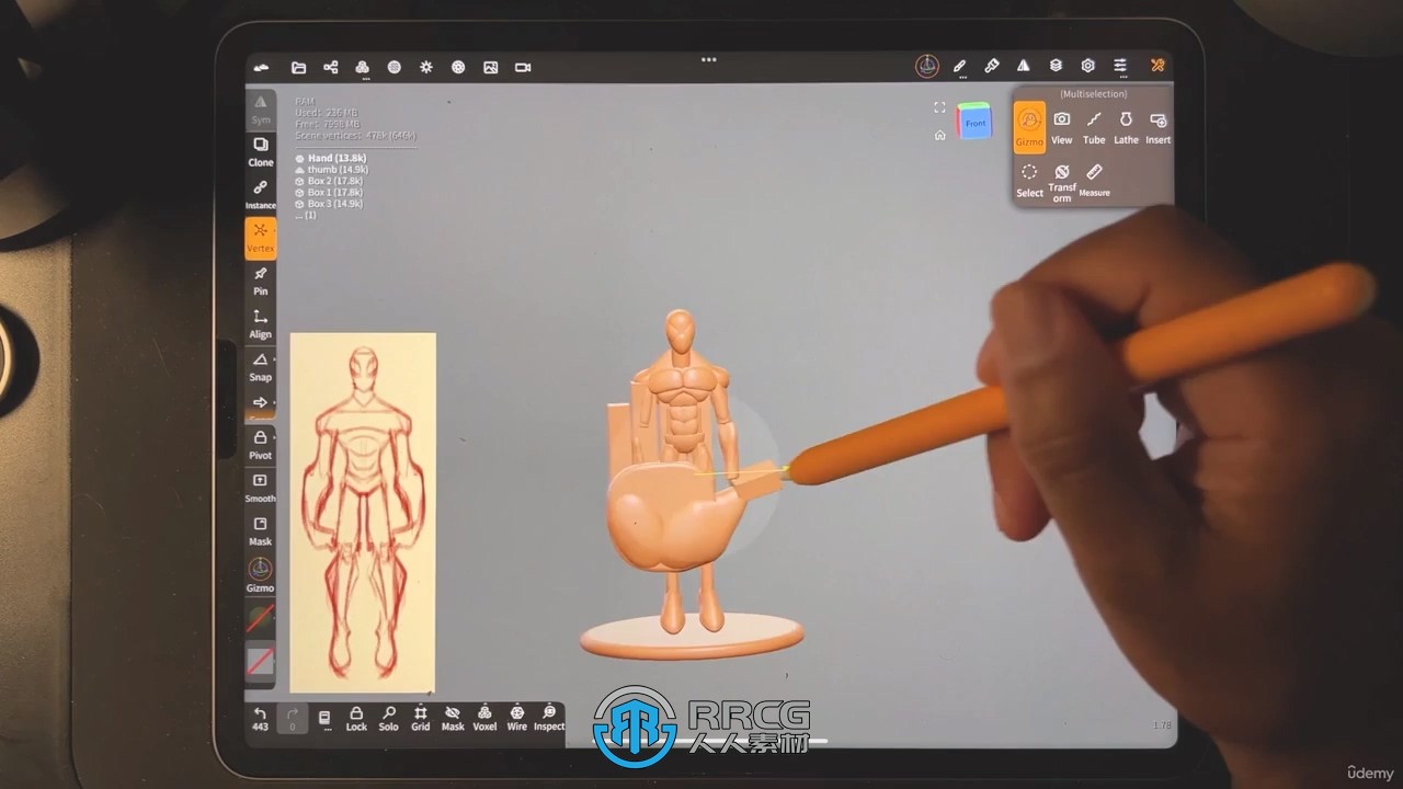 Nomad Sculpt蜘蛛侠角色完整3D建模设计视频教程