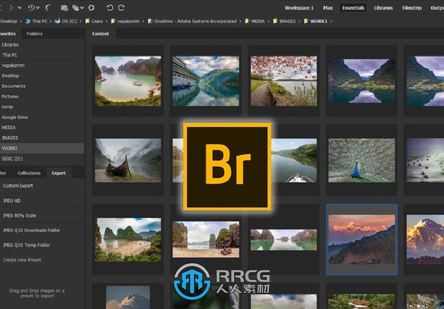 Adobe Bridge CC 2023资源管理软件V13.0.4.755版