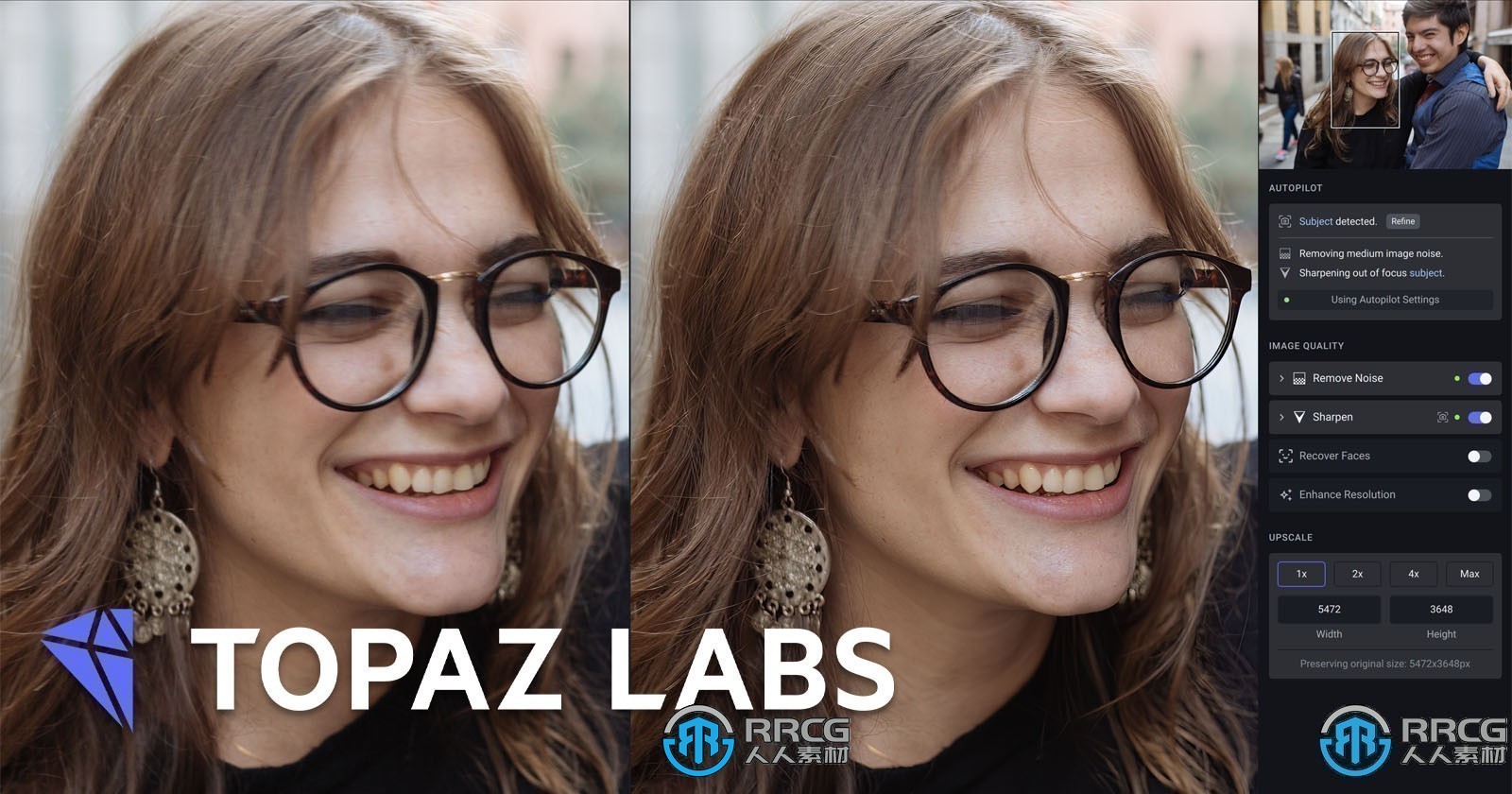 Topaz Labs Photo AI图像处理工具软件V1.5.4版