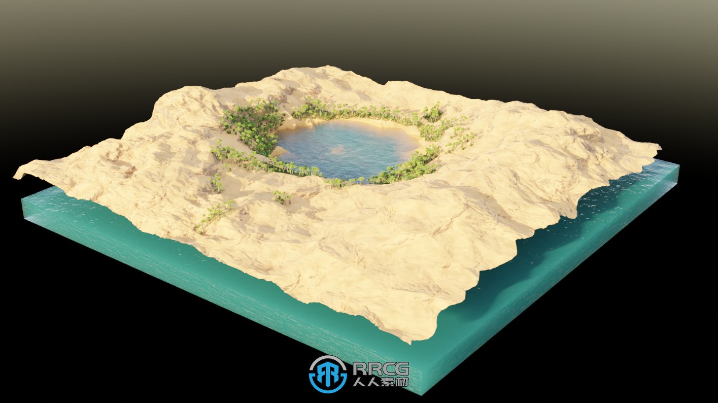 Terrain Creator地形地貌制作Blender插件V1.2版