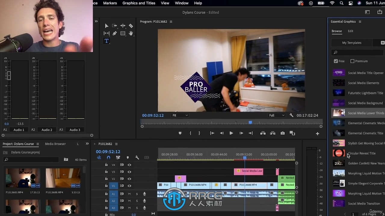 Premiere Pro 2023编辑视频初学者入门训练视频教程