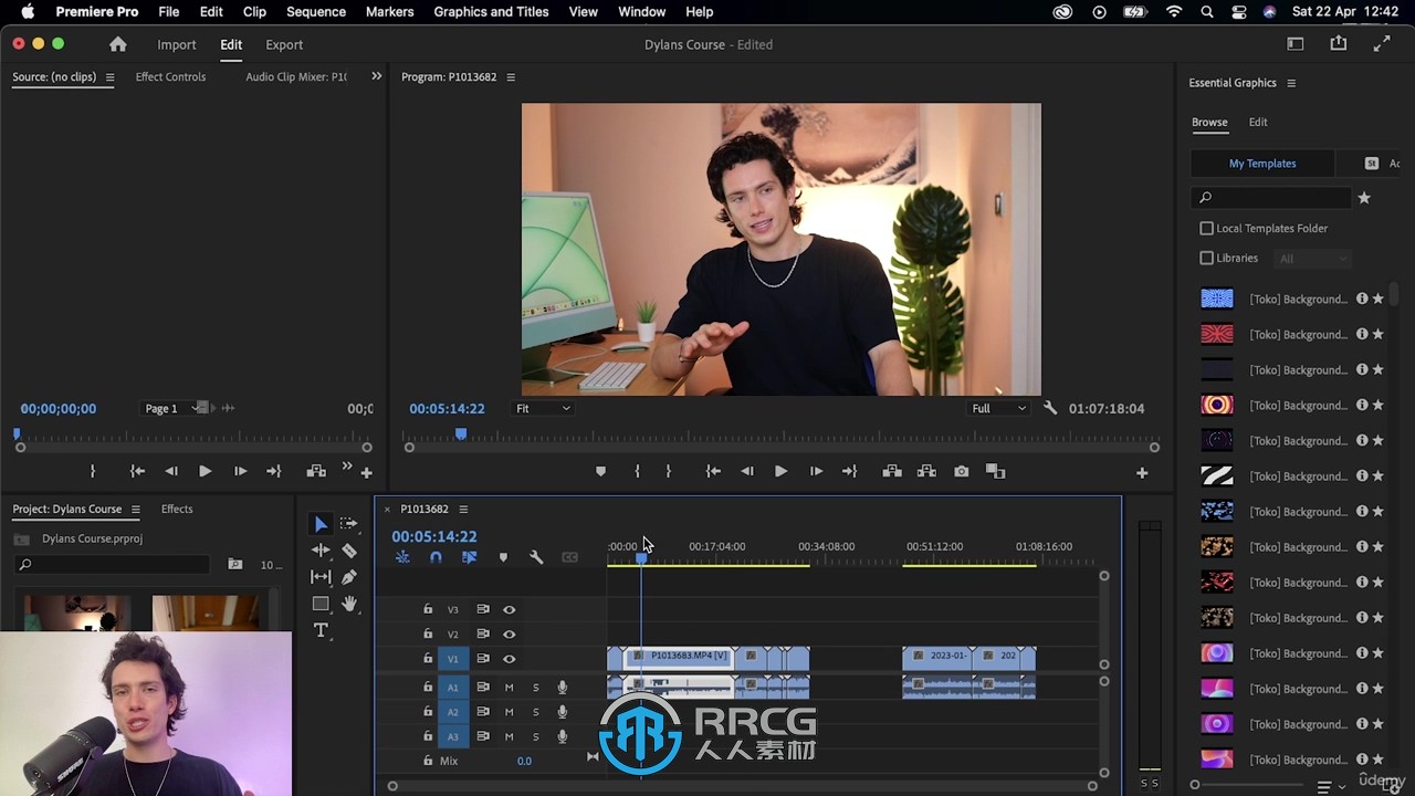 Premiere Pro 2023编辑视频初学者入门训练视频教程