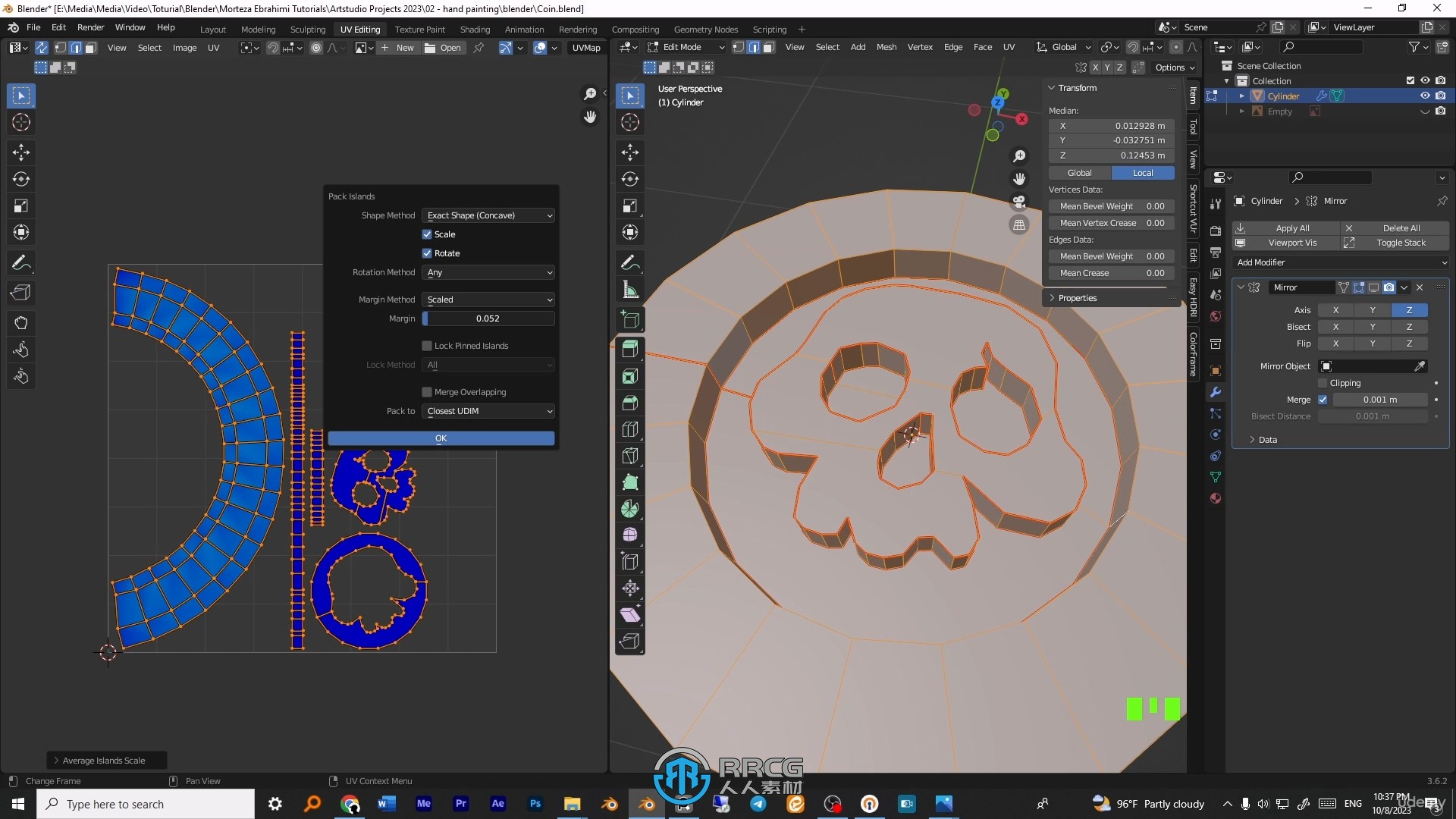 Blender低多边形动画和纹理绘制专业技能训练视频教程