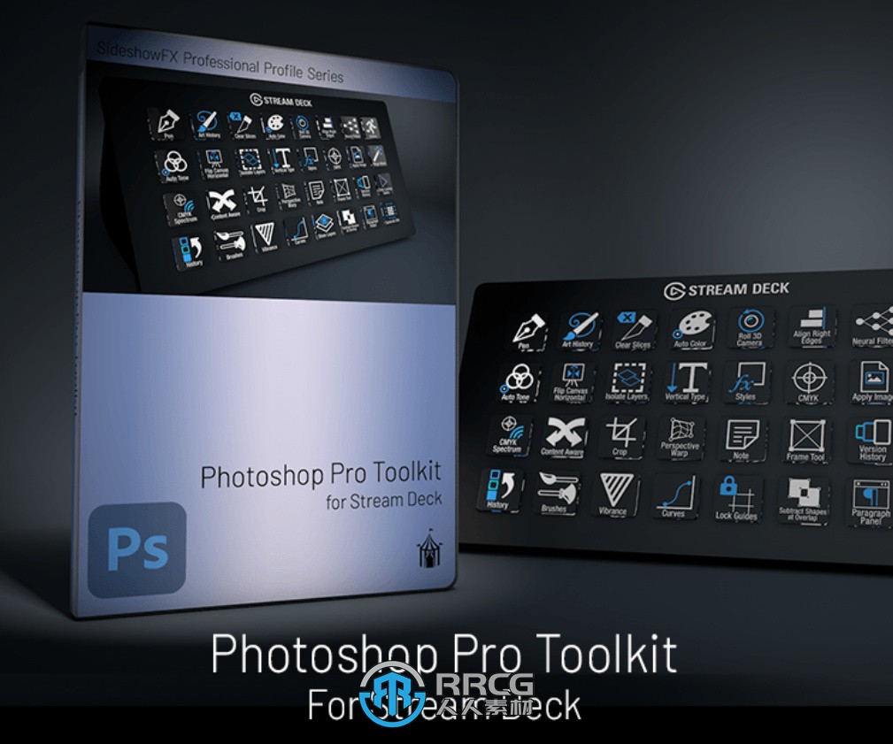 Photoshop Pro Profiles Stream Deck快捷键高效流程PS插件V3.1版