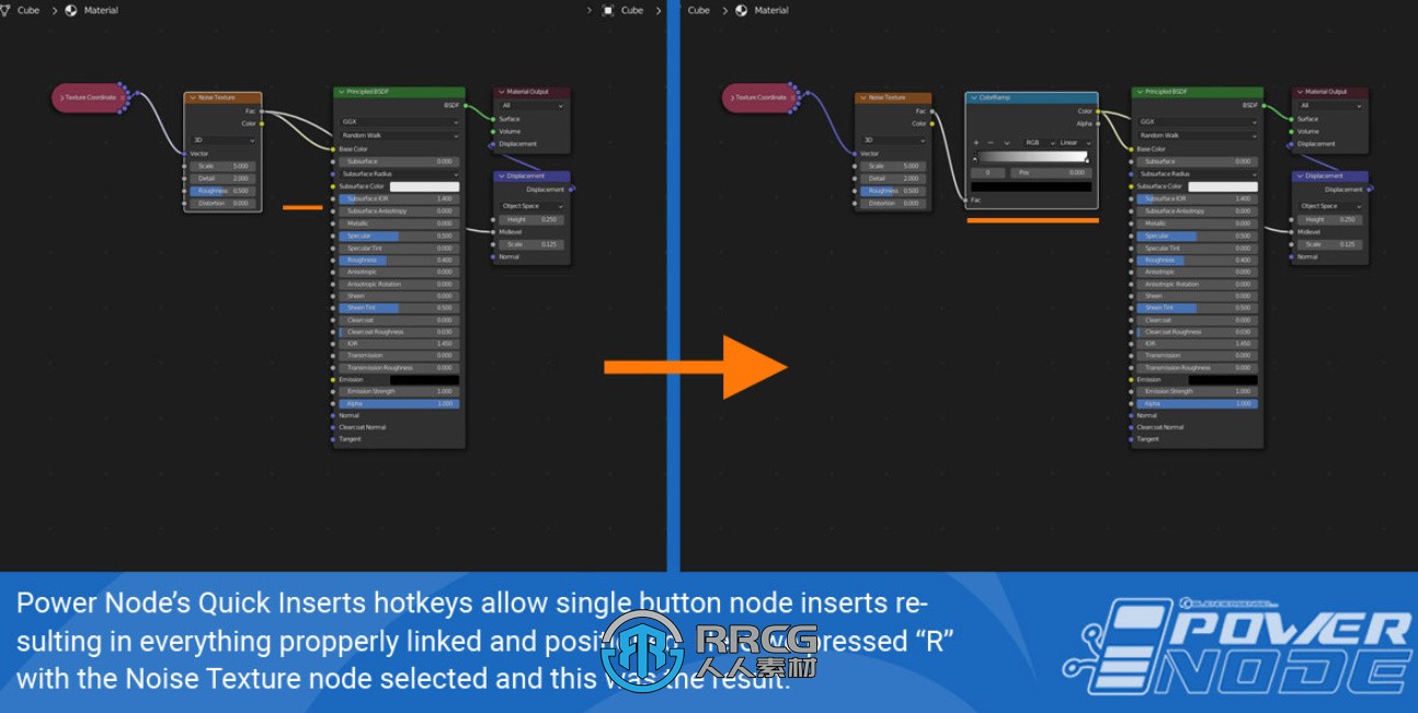 Power Node高效节点编辑器Blender插件V1.0版