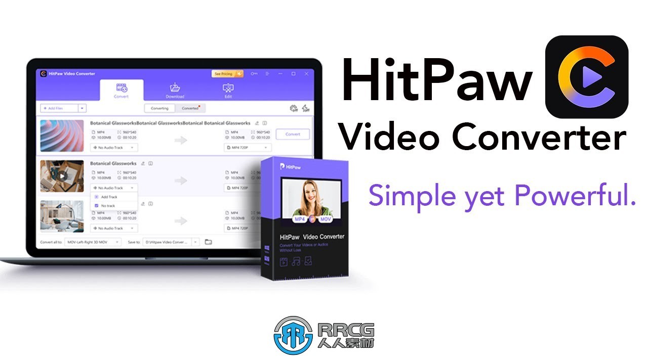 HitPaw Video Converter多媒体视频音频格式转换软件V3.2.1.4版