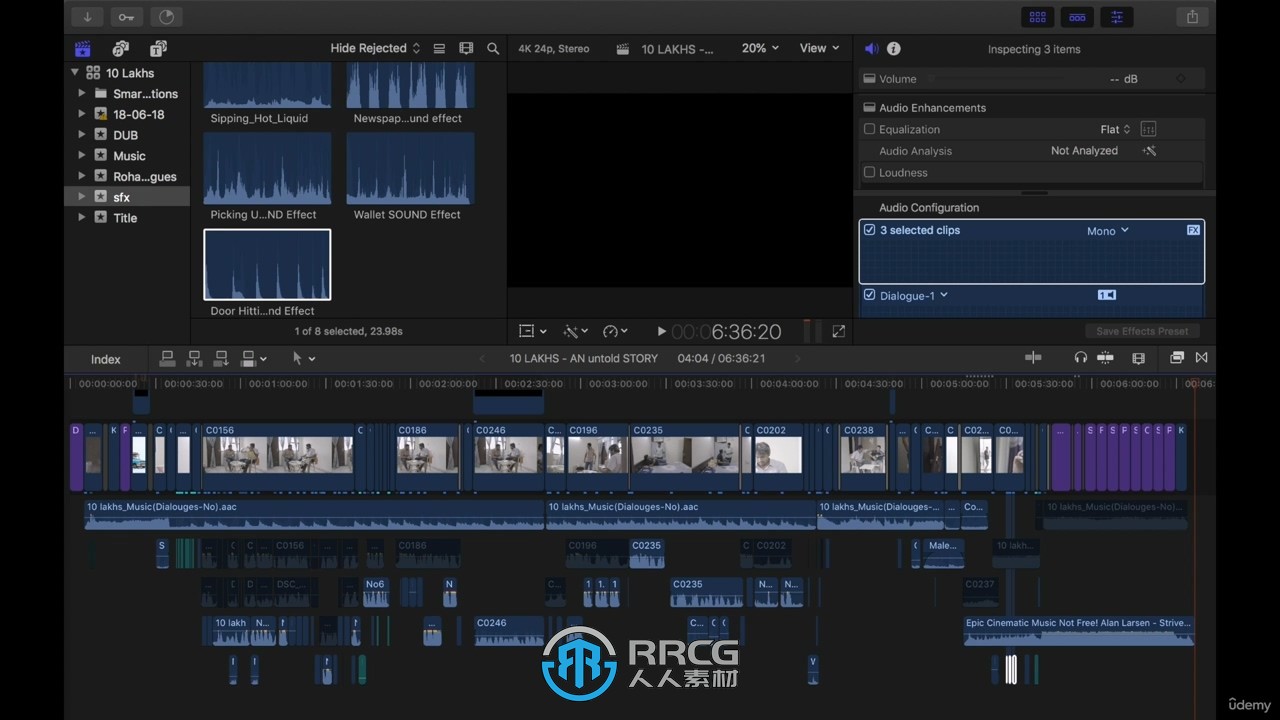 Final Cut Pro视频剪辑从入门到精通视频教程