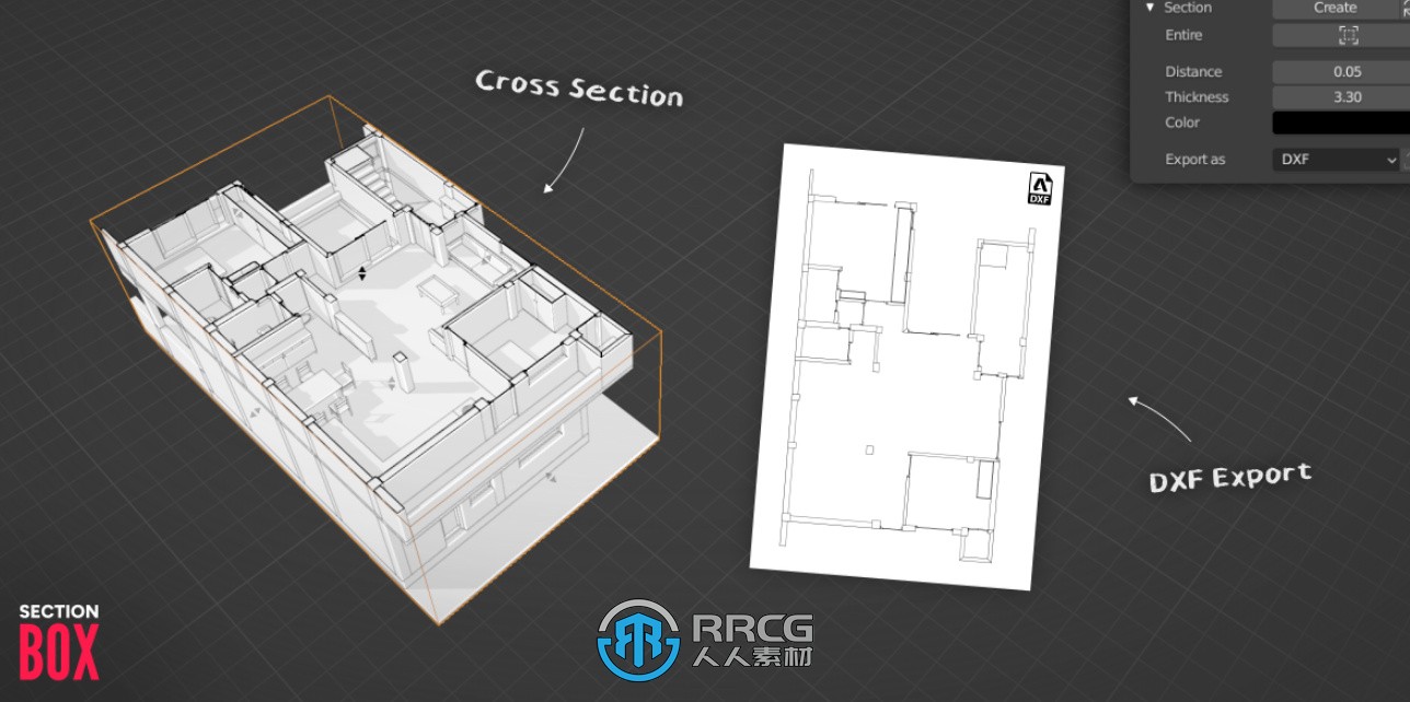 Section Box建筑可视化Blender插件V2.0.6版