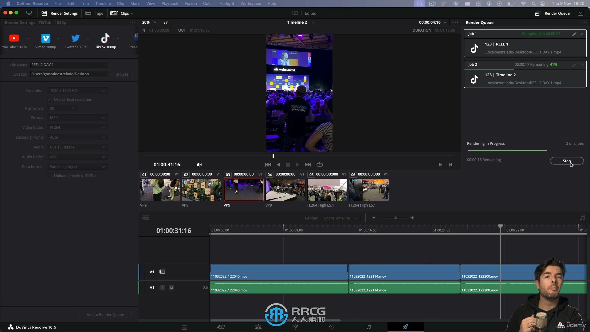 DaVinci Resolve 1小时快速掌握视频编辑视频教程