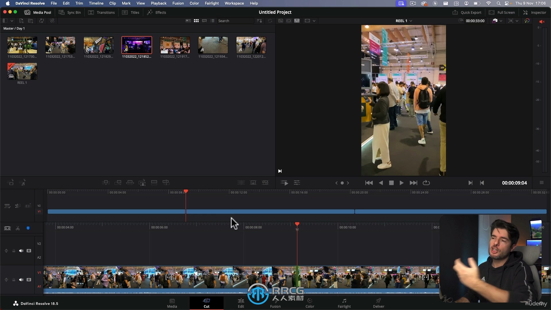 DaVinci Resolve 1小时快速掌握视频编辑视频教程