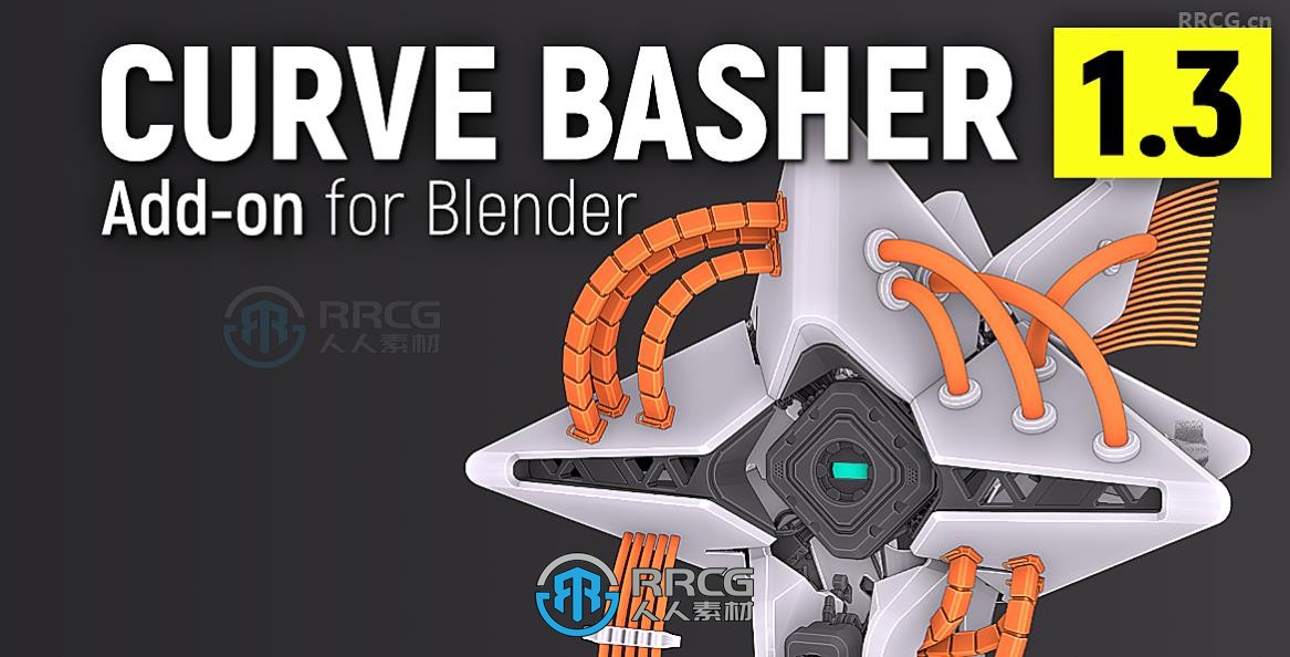 Curve Basher曲线生成器Blender插件V1.3.9版