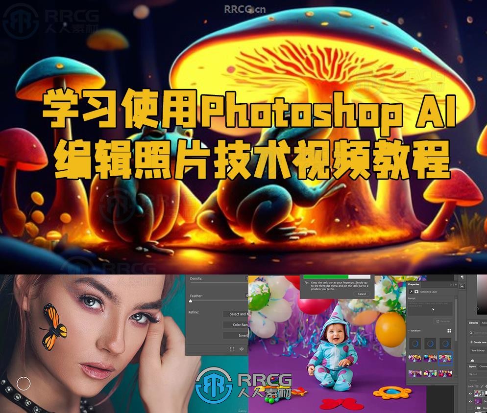 学习使用Photoshop AI编辑照片技术视频教程