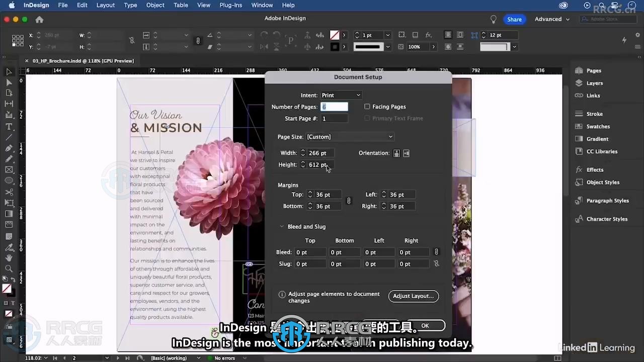 【中文字幕】InDesign 2024排版设计全面核心技术视频教程