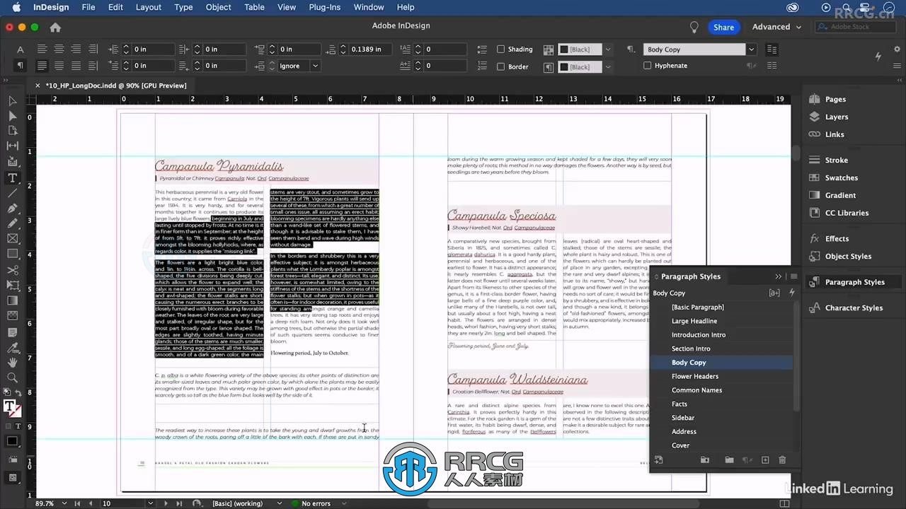 【中文字幕】InDesign 2024排版设计全面核心技术视频教程