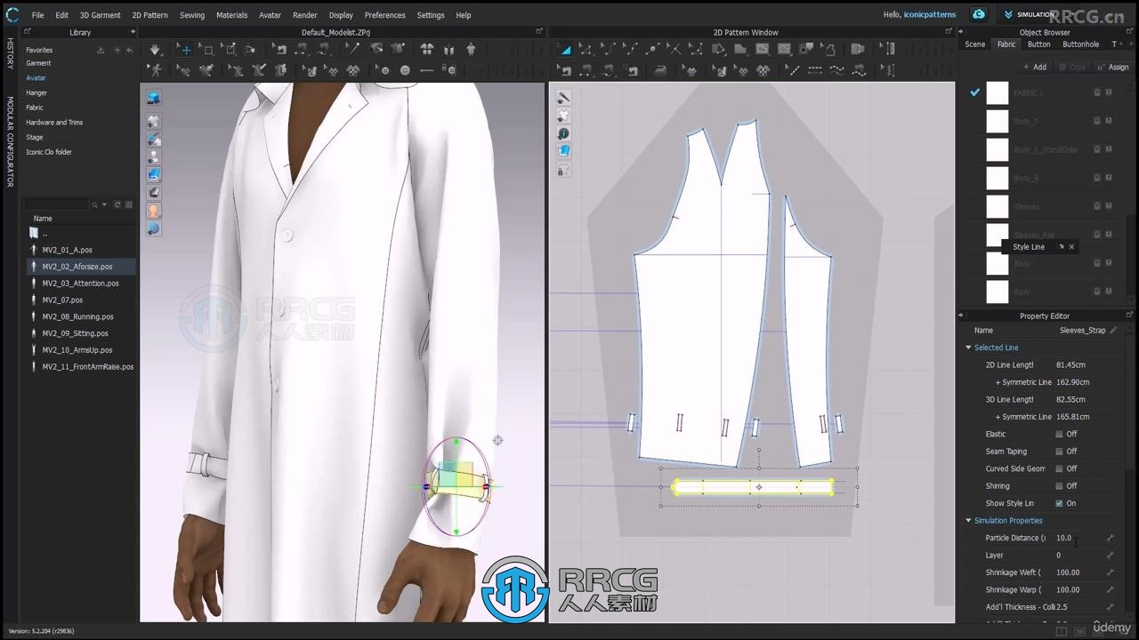 【中文字幕】Clo3D服装设计基础核心技能训练视频教程