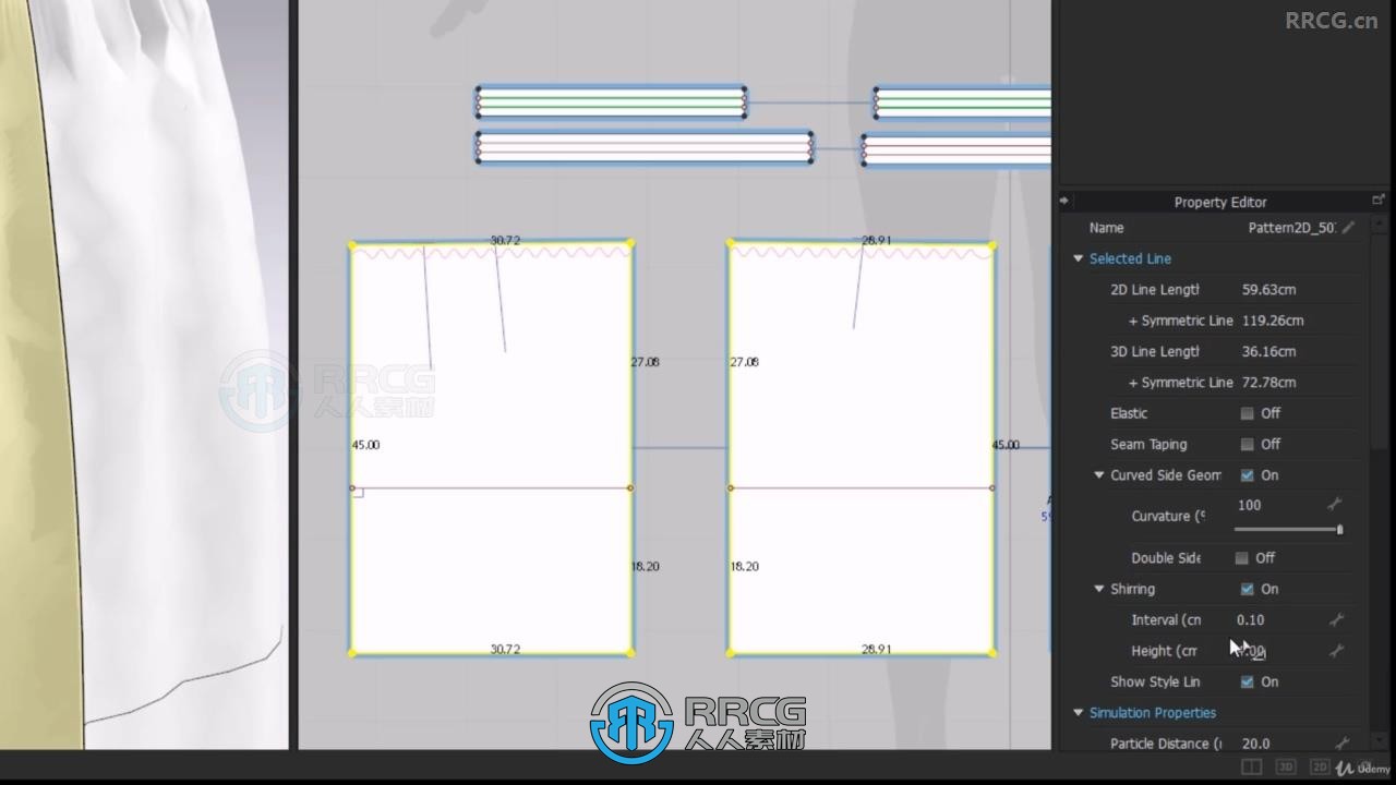 【中文字幕】Clo3D服装设计基础核心技能训练视频教程