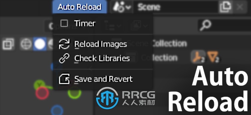 Auto Reload自动重载Blender插件V3.0.1版