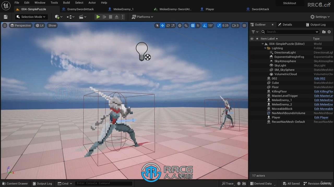 UE5虚幻引擎2.5D游戏开发完整制作流程视频教程