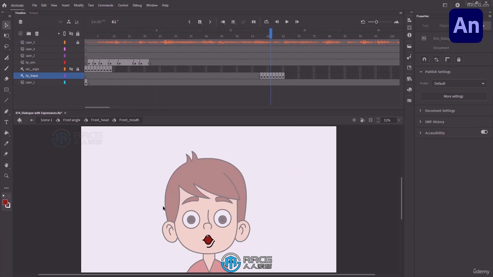 Adobe Animate从零开始制作角色动画视频教程