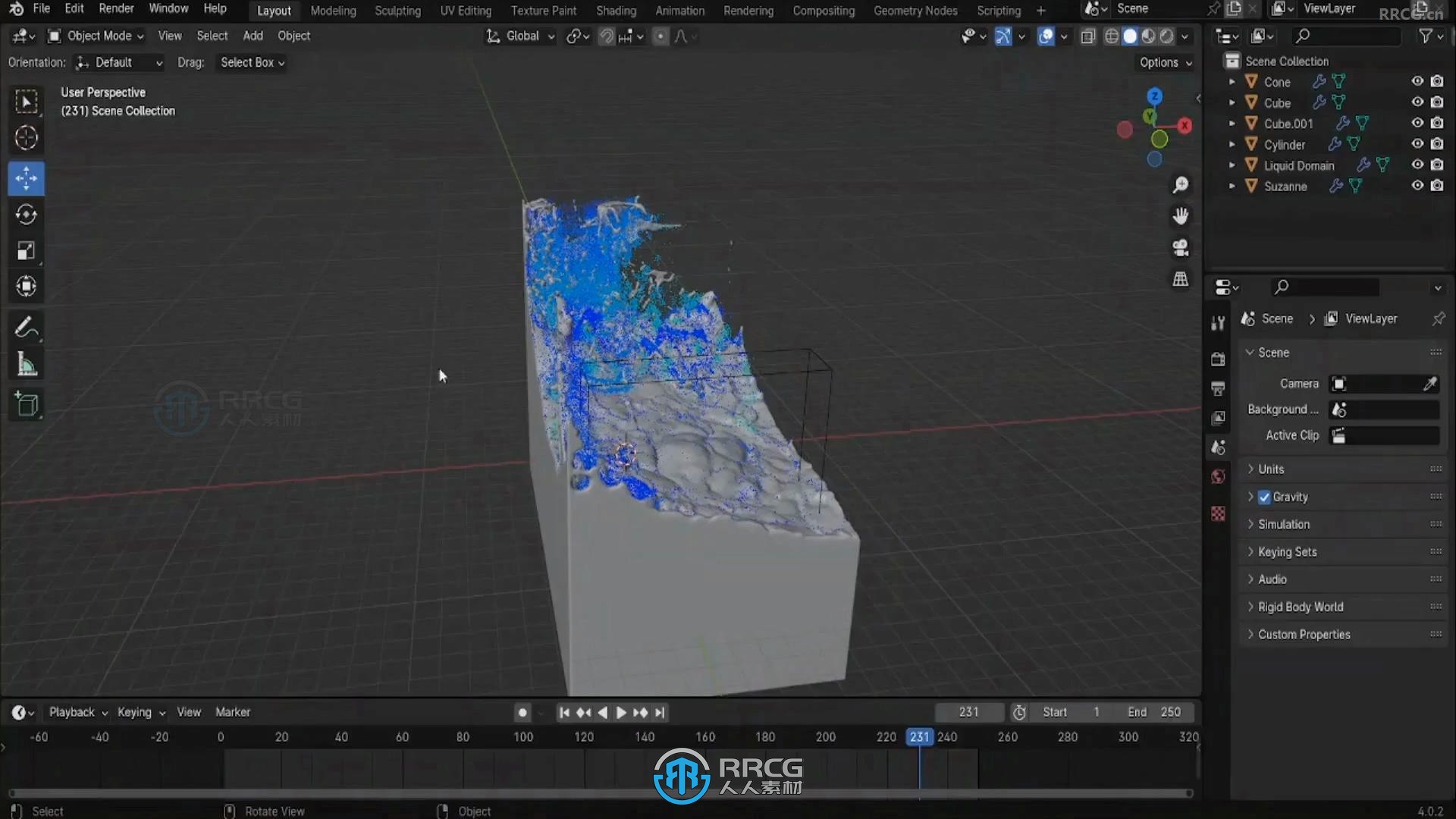 Blender 4流体模拟核心技术训练视频教程