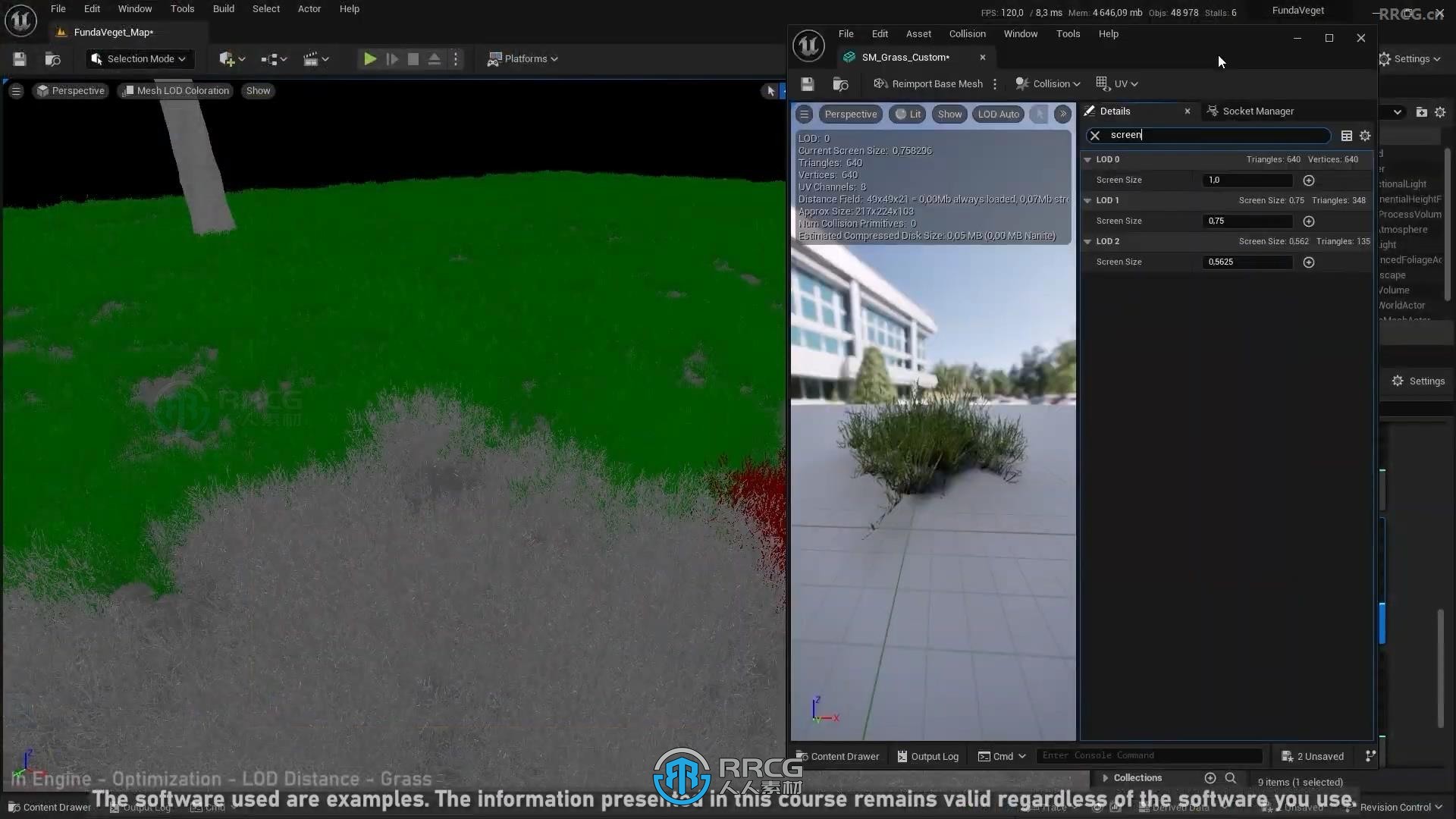 UE5虚幻引擎植物植被制作基础核心技术视频教程