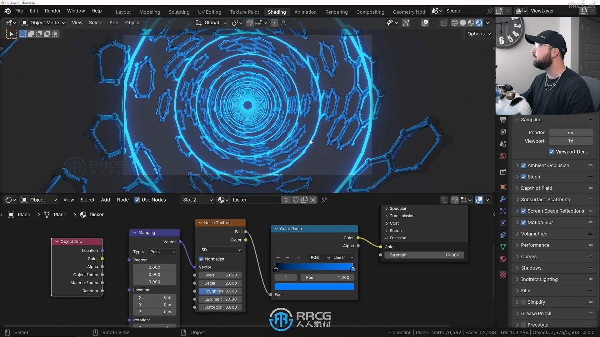 Blender概念艺术动态图形实例制作视频教程