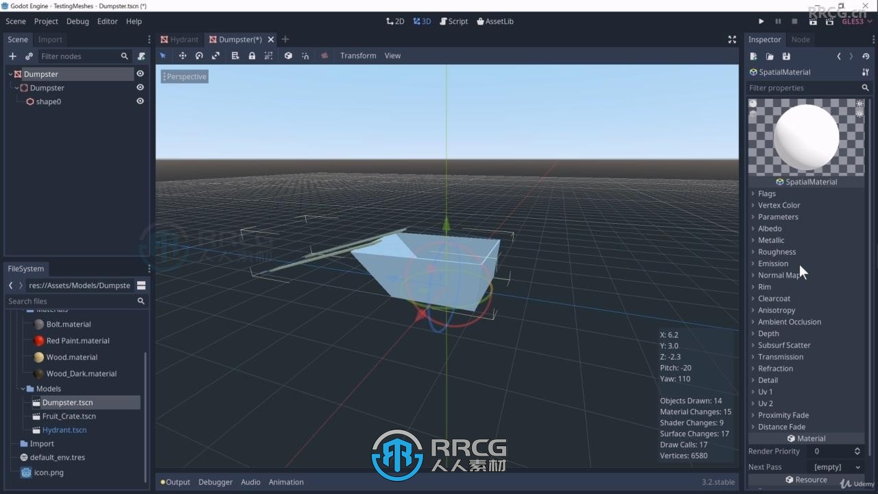 【中文字幕】Blender制作模型资产导入游戏引擎视频教程