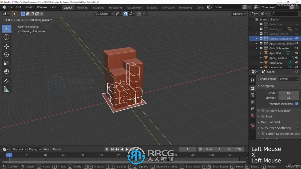 【中文字幕】Blender制作模型资产导入游戏引擎视频教程