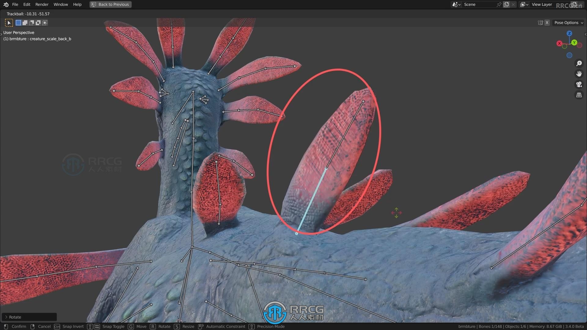 Blender史诗级远古类恐龙生物制作流程视频教程