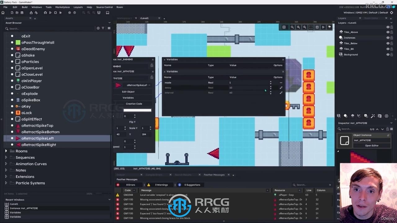 GameMaker 2D平台游戏制作核心技术视频教程