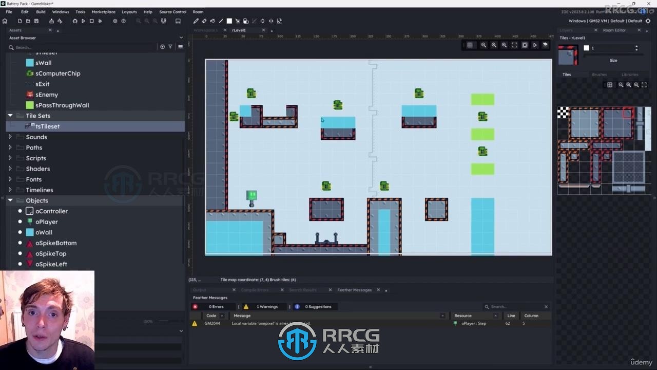 GameMaker 2D平台游戏制作核心技术视频教程