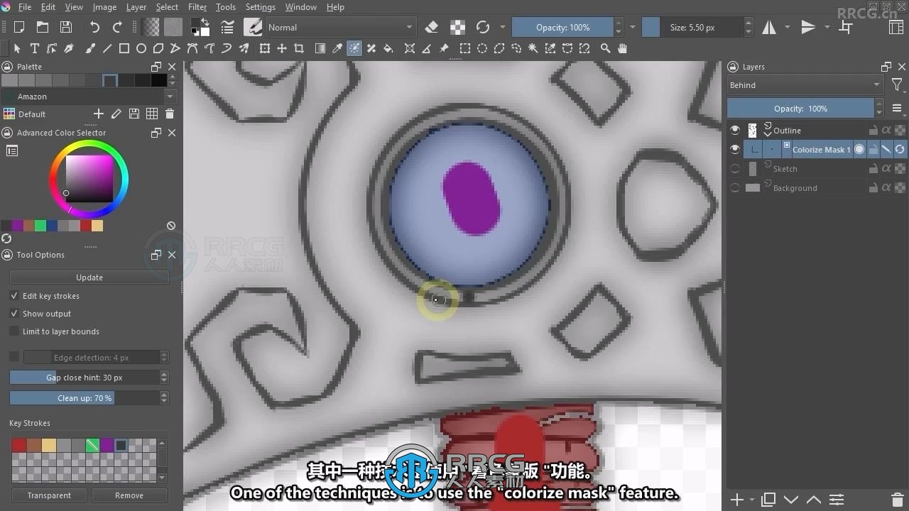 【中文字幕】Krita 5数字绘画初学者基础入门训练视频教程