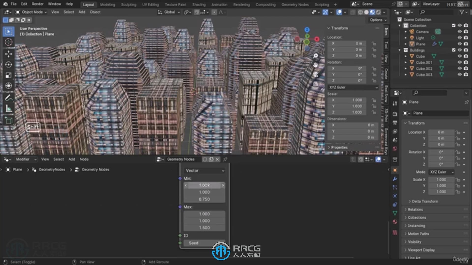 Blender 10组精彩3D场景实例制作训练视频教程