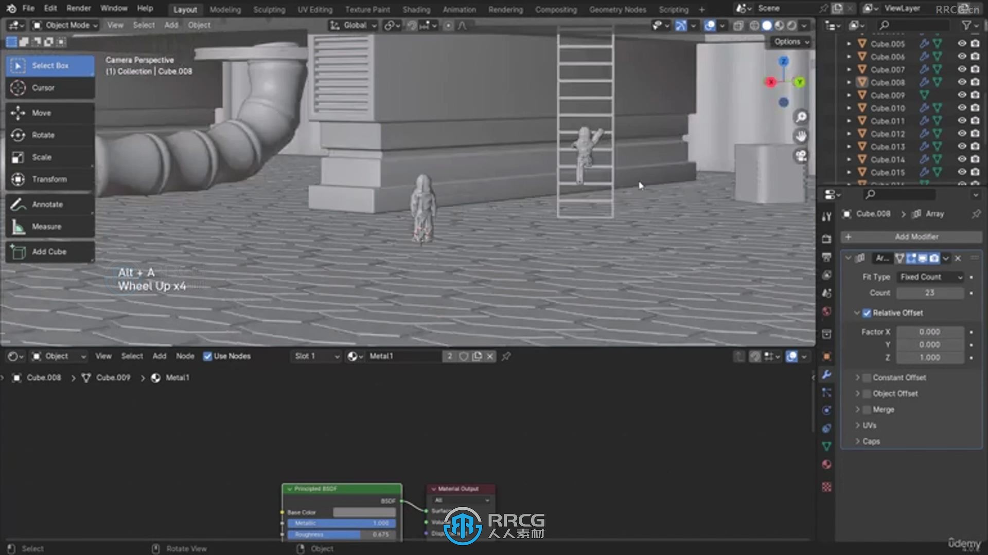 Blender 10组精彩3D场景实例制作训练视频教程