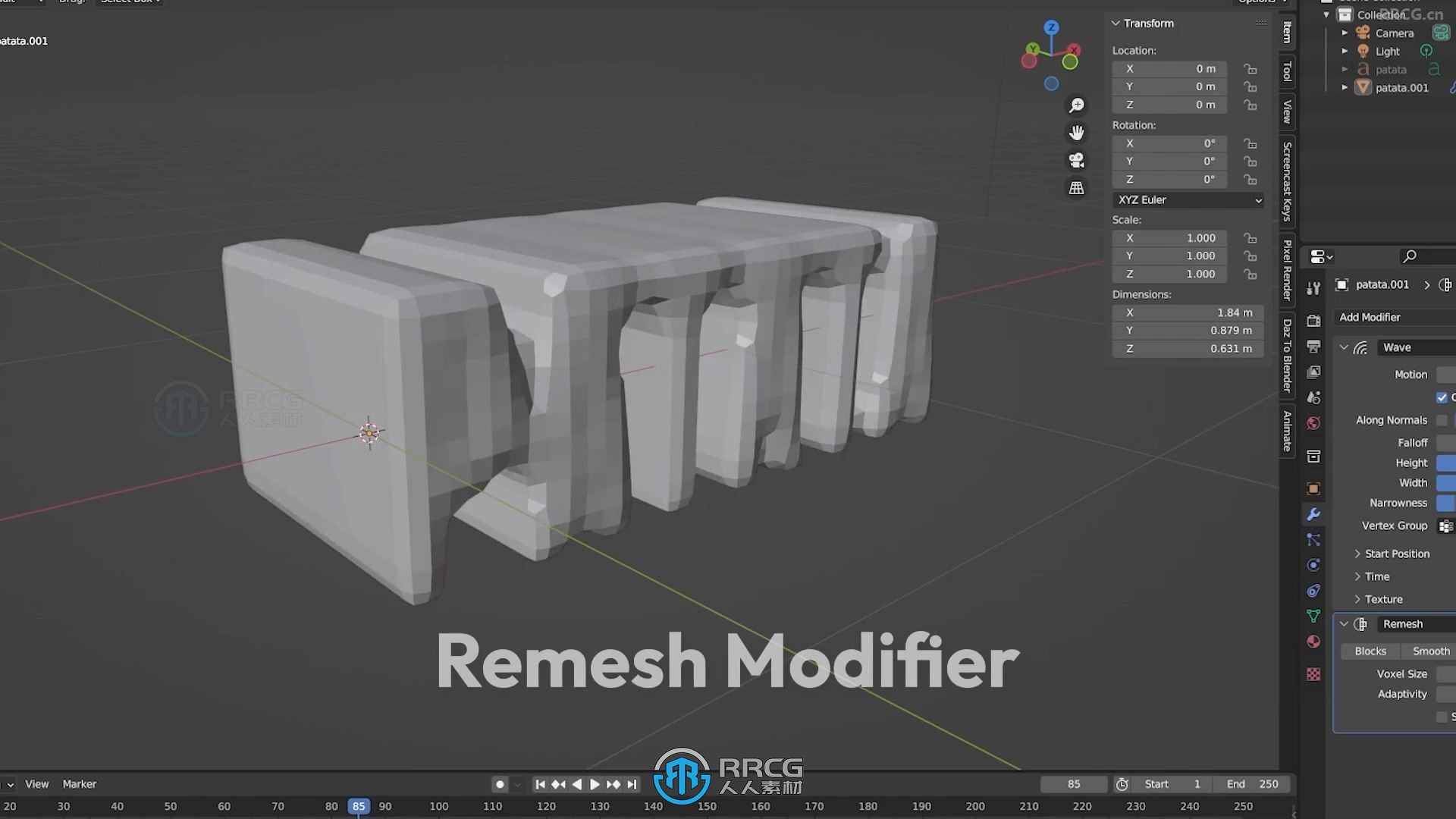 Blender动态文字排版动画制作视频教程