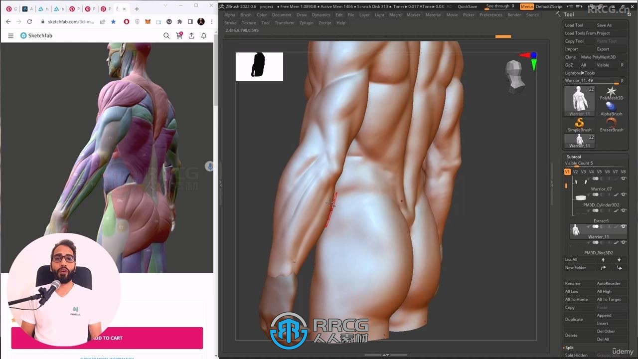 ZBrush游戏角色高精度数字雕刻核心技术视频教程