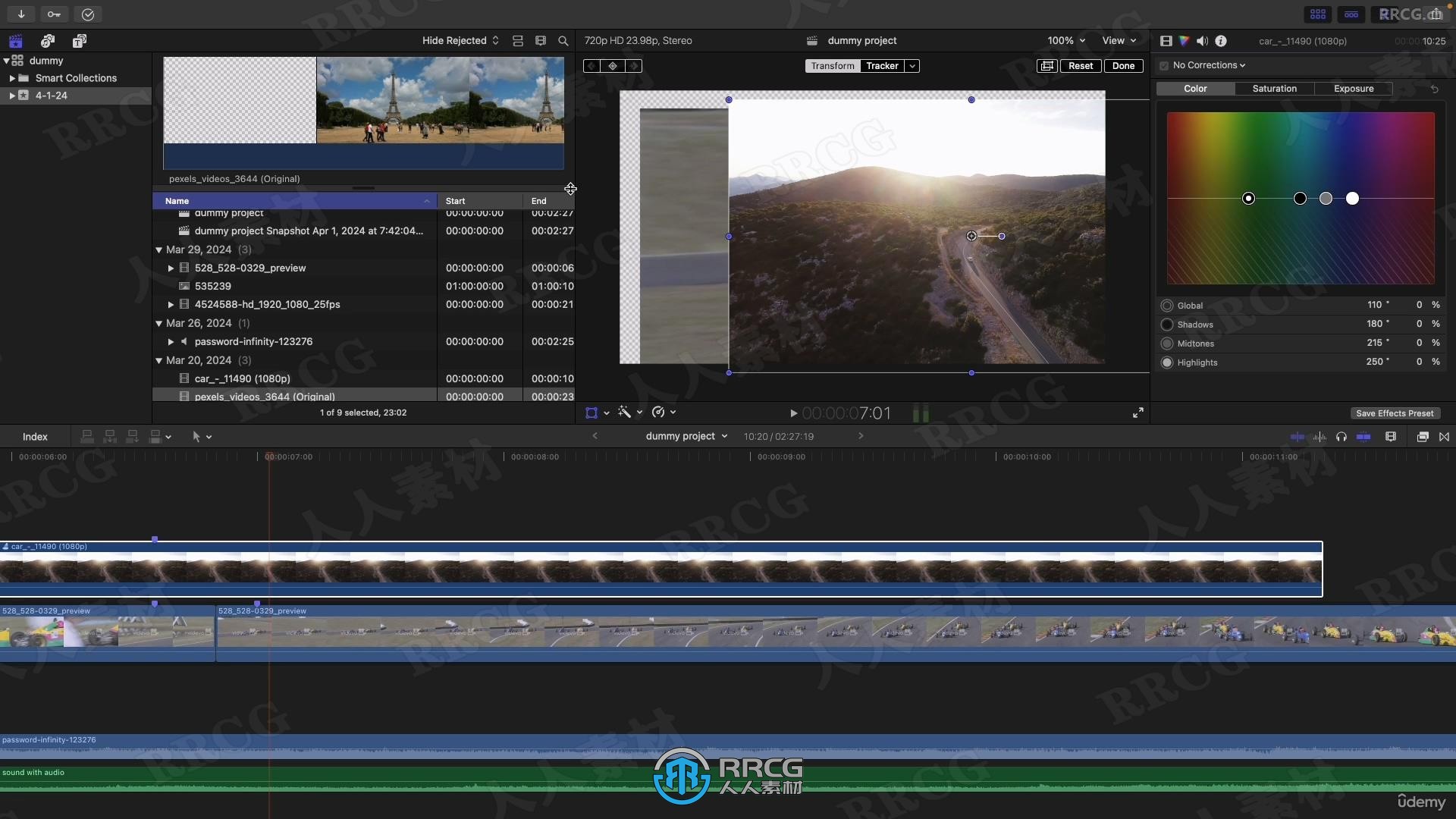 Final Cut Pro X视频编辑从基础到专业训练视频教程