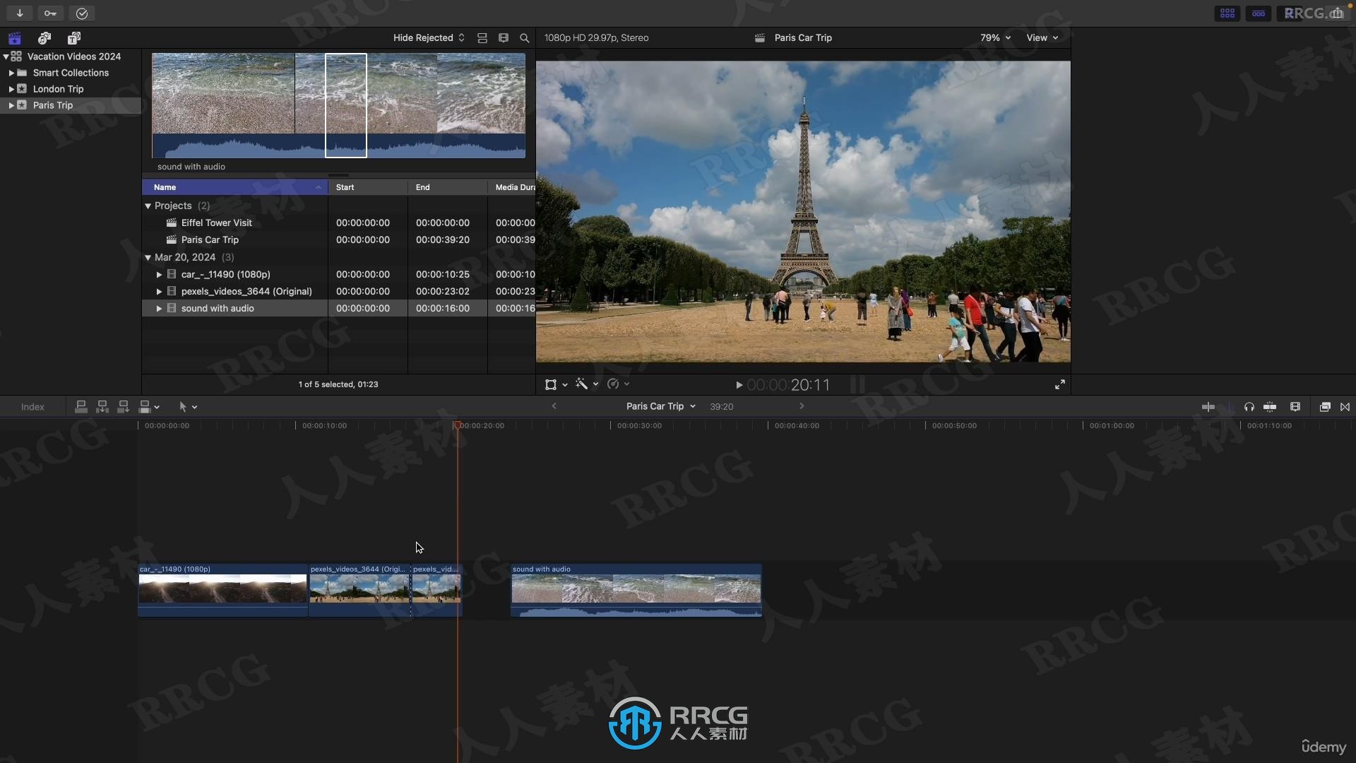 Final Cut Pro X视频编辑从基础到专业训练视频教程