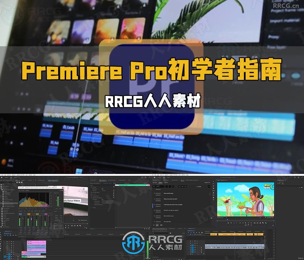 Adobe Premiere Pro视频编辑初学者指南视频教程