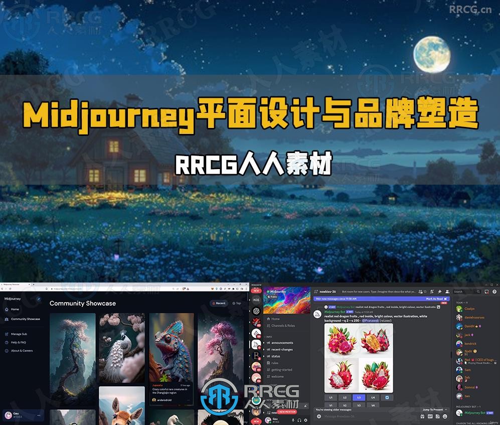 Midjourney平面设计与品牌塑造视频教程