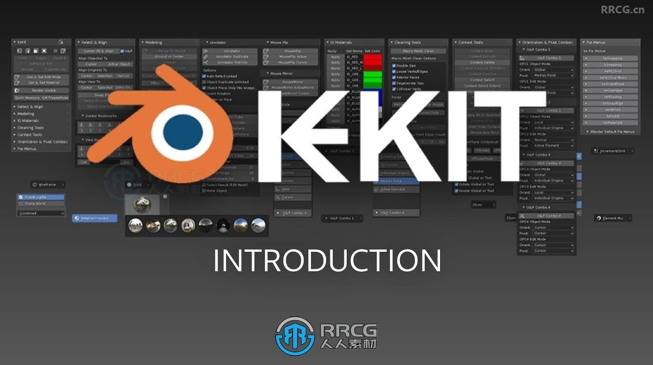 kekit自定义优化通用工具包Blender插件V3.21版