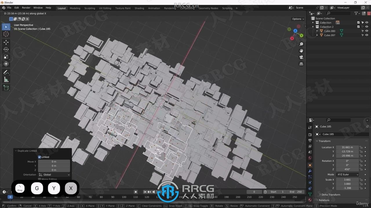 Blender与PS高科技工业城市概念设计视频教程