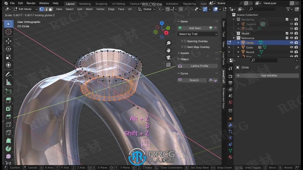 Blender使用纹理制作表面3D几何图形图案视频教程