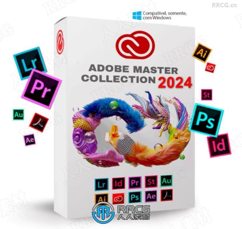 Adobe CC 2024创意云系列大师版软件V6版