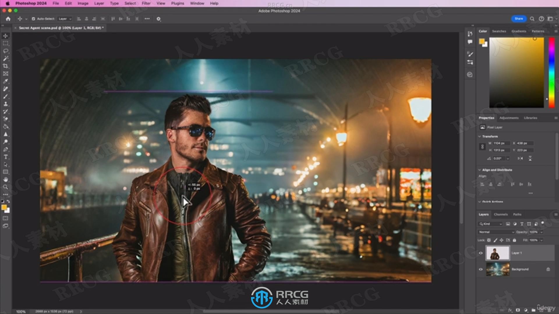 Adobe Photoshop创意流程与AI功能技术视频教程