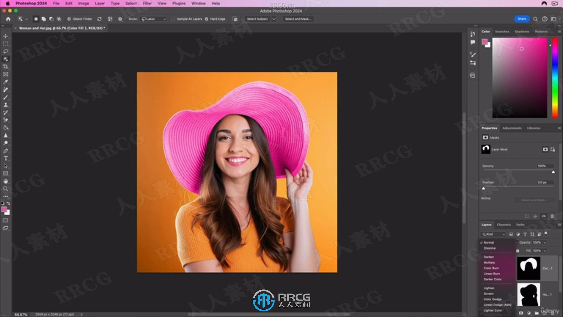 Adobe Photoshop创意流程与AI功能技术视频教程