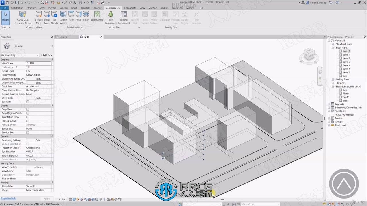 Revit 3D建模可视化核心技能训练视频教程