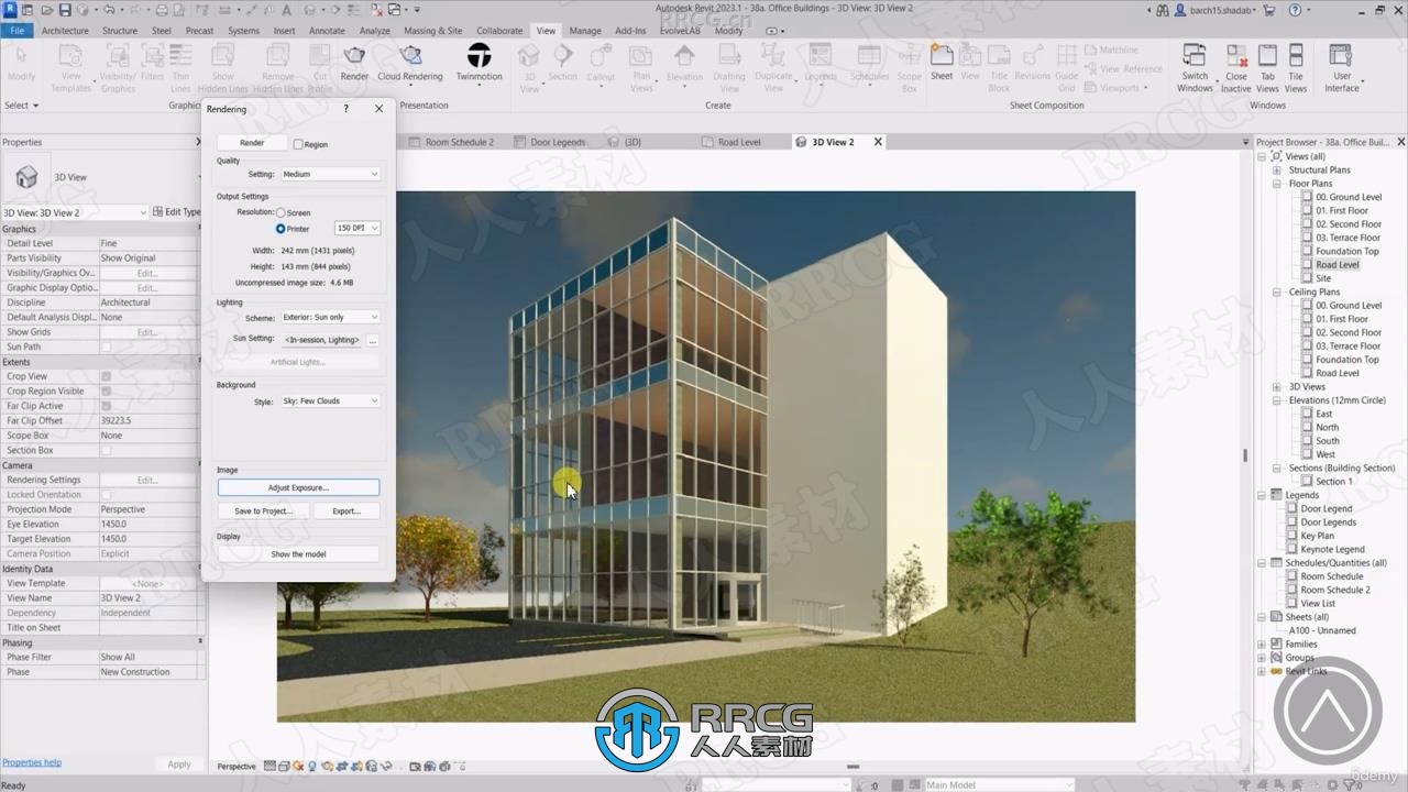 Revit 3D建模可视化核心技能训练视频教程